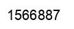 Number 1566887 black image