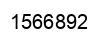 Number 1566892 black image