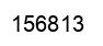 Number 156813 black image