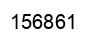 Number 156861 black image