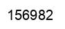 Number 156982 black image