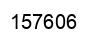 Number 157606 black image