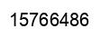 Number 15766486 black image