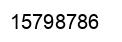 Número 15798786 imagen negro