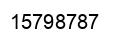 Número 15798787 imagen negro