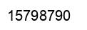 Número 15798790 imagen negro