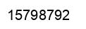 Número 15798792 imagen negro