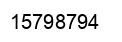 Número 15798794 imagen negro