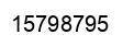 Número 15798795 imagen negro