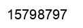 Número 15798797 imagen negro