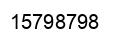 Número 15798798 imagen negro