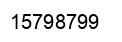 Número 15798799 imagen negro