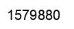 Número 1579880 imagen negro