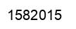 Number 1582015 black image