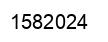 Number 1582024 black image