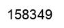 Number 158349 black image