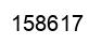 Number 158617 black image