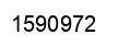 Number 1590972 black image