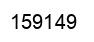 Number 159149 black image