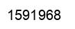 Number 1591968 black image