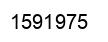 Number 1591975 black image