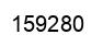 Number 159280 black image