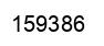 Number 159386 black image