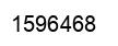 Number 1596468 black image