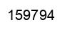 Número 159794 imagen negro