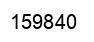 Número 159840 imagen negro