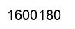 Número 1600180 imagen negro