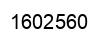 Number 1602560 black image