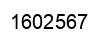 Number 1602567 black image