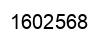 Number 1602568 black image