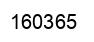 Número 160365 imagen negro