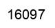 Número 16097 imagen negro
