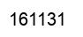 Number 161131 black image