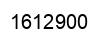 Number 1612900 black image