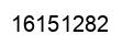 Número 16151282 imagen negro