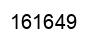Number 161649 black image