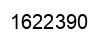 Número 1622390 imagen negro