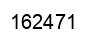 Number 162471 black image