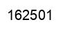 Número 162501 imagen negro