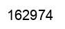 Number 162974 black image