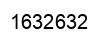 Number 1632632 black image