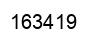 Number 163419 black image