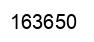 Número 163650 imagen negro