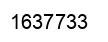 Number 1637733 black image