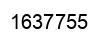 Number 1637755 black image