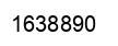 Number 1638890 black image